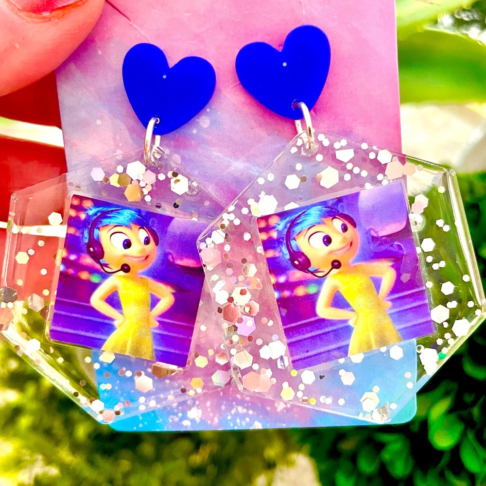Acrylic JOY Earrings
